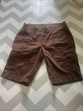 Motherhood Maternity Brown Cargo Shorts